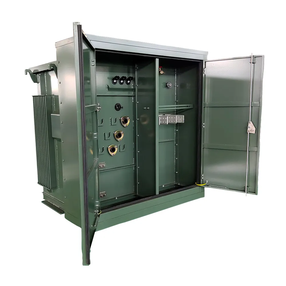 Three phase pad mounted transformer